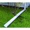 Frost King Tilt N' Drain 2 in. H X 5.5 in. W X 6 ft. L White Vinyl Downspout Extension GWS3W - alternate 2